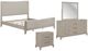 Liberty Furniture New Haven 4-Piece Flax Tone/Sanctuary White King Upholstered Bedroom Set-0