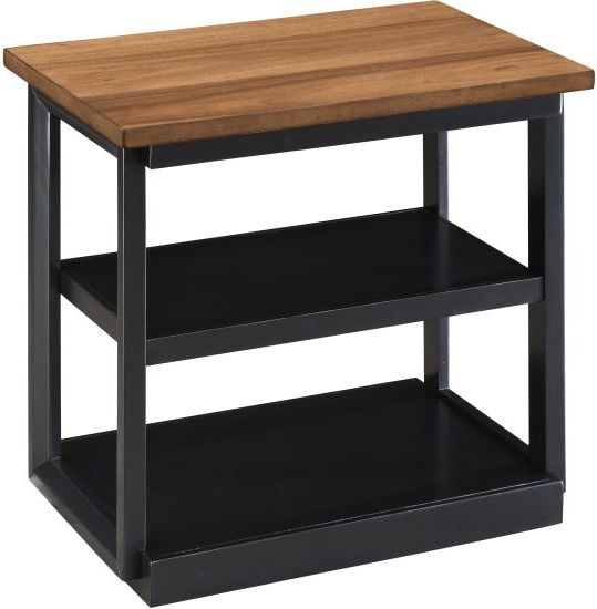 New Classic® Home Furnishings Decker 3-Piece Black/Brown Occasional Table Set-3