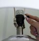 A & B Home Two-Tone Silver Table Lamp-5