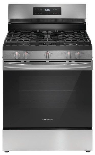 Frigidaire® 30" Stainless Steel Freestanding Gas Range-0