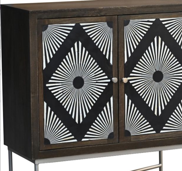 Jaipur Furniture Karcher Brown Cabinet-1