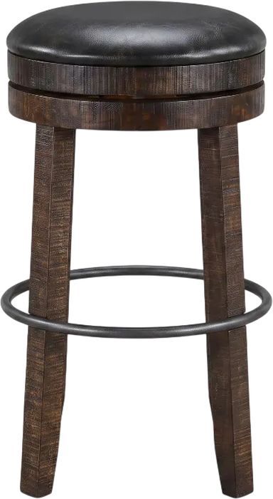 Sunny Designs™ Homestead Tobacco Leaf 30" Swivel Stool-2
