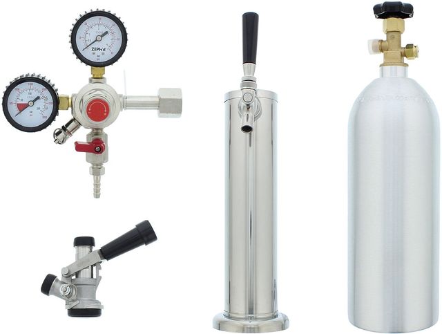 Zephyr Presrv™ Stainless Steel Kegerator Single Tap Kit-1