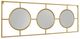 A & B Home Gold/White Accent Mirror-0