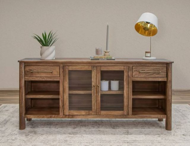 International Furniture Direct Olimpia Brown TV Stand-1
