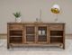 International Furniture Direct Olimpia Brown TV Stand-1