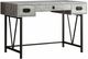 Monarch Specialties Inc. 48"L Grey Reclaimed Wood with Black Metal Computer Desk-2