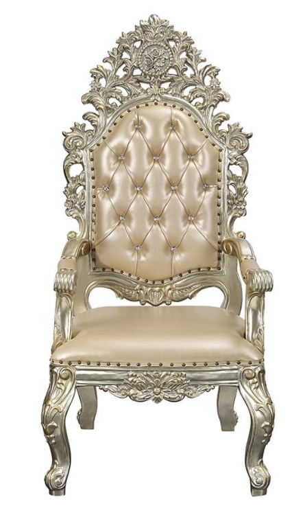 ACME Furniture Sorina 2-Piece Antique Gold Dining Chair Set-3