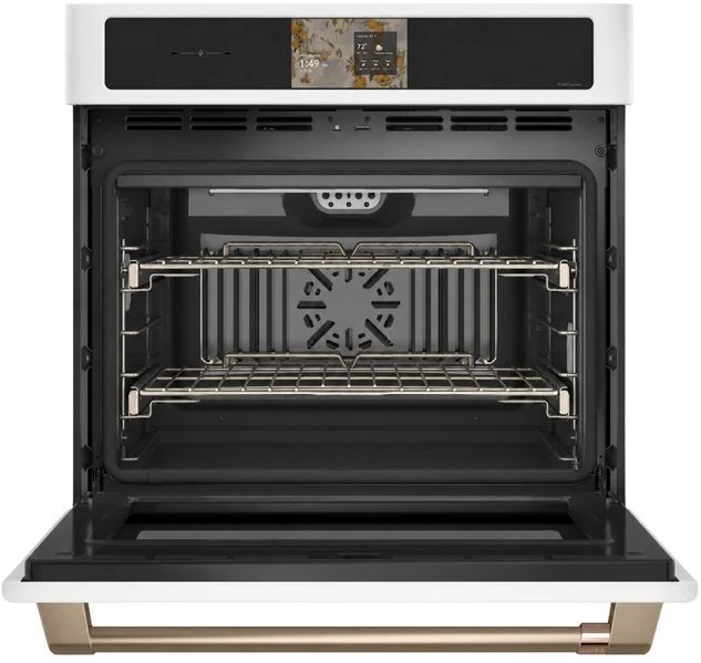 Café™ Professional Series 30” Matte White Smart Single Electric Wall Oven with Convection-1