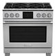 BlueStar® 36" Stainless Steel Pro Style Dual Fuel Range-1
