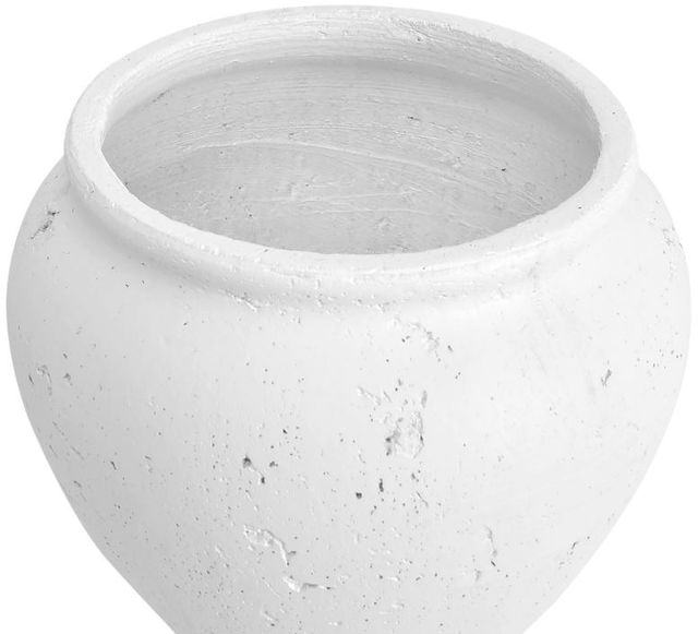 Moe's Home Collection Nisso Antique White 10" Decorative Vessel-2