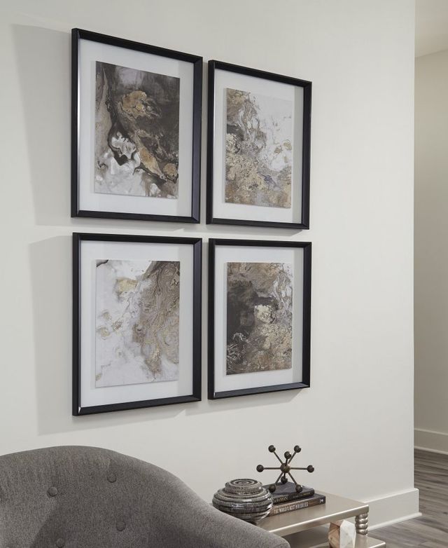 Signature Design by Ashley® Hallwood 4-Piece Multi Wall Art-3