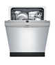 Bosch® 300 Series 24" Stainless Steel Top Control Built In Dishwasher-1