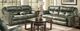 American Wholesale Furniture Ferrington Steel Power Dual Reclining Sofa with Headrest-2