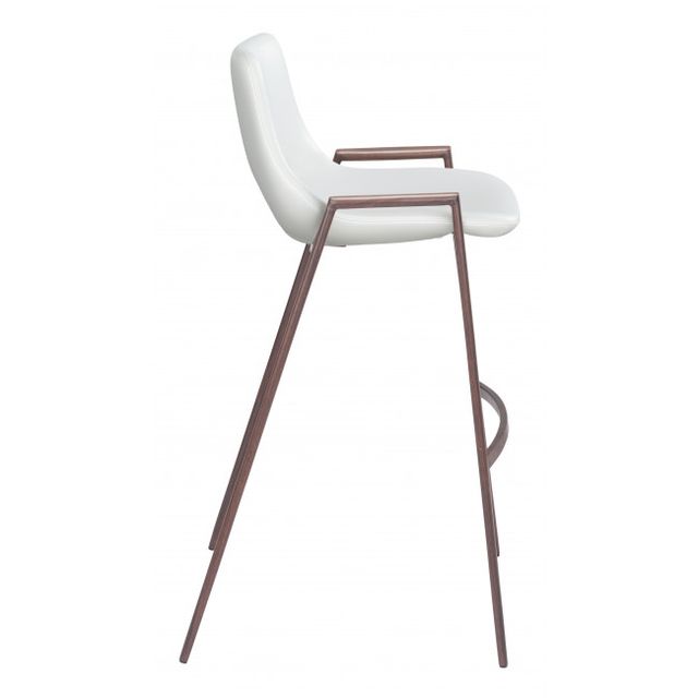 Zuo® Modern Desi White Counter Chair-1