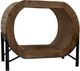 Vintage Furniture Fresno End Table with Metal Base-0