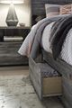 Signature Design by Ashley® Baystorm Gray King 4-Drawer Storage Panel Bed-3