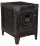 Horizon Home® Graffiti Black Storage End Table-0
