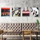 YHD Red Bistro II Wall Art-2