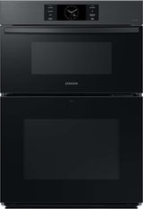 Samsung Bespoke 7 Series 30" Matte Black Stainless Steel Oven/Micro Combo Electric Wall Oven