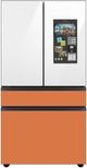 Samsung Bespoke 18" White Glass French Door Refrigerator Top Panel-4