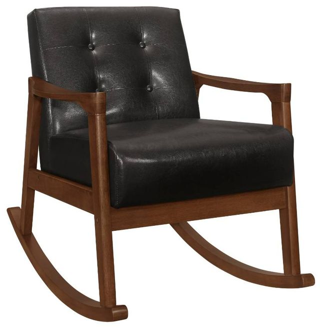Homelegance® Auden Dark Brown/Dark Walnut Rocking Chair-0