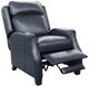 BarcaLounger® Nixon Shoreham Blue Leather Manual Recliner-1