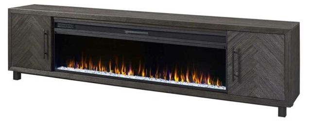 Martin Furniture Palisades Charcoal 96" Fireplace TV Stand-2