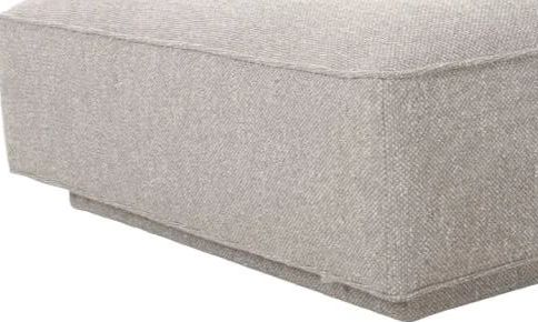 Moe's Home Collection Rosello Light Grey Ottoman-3