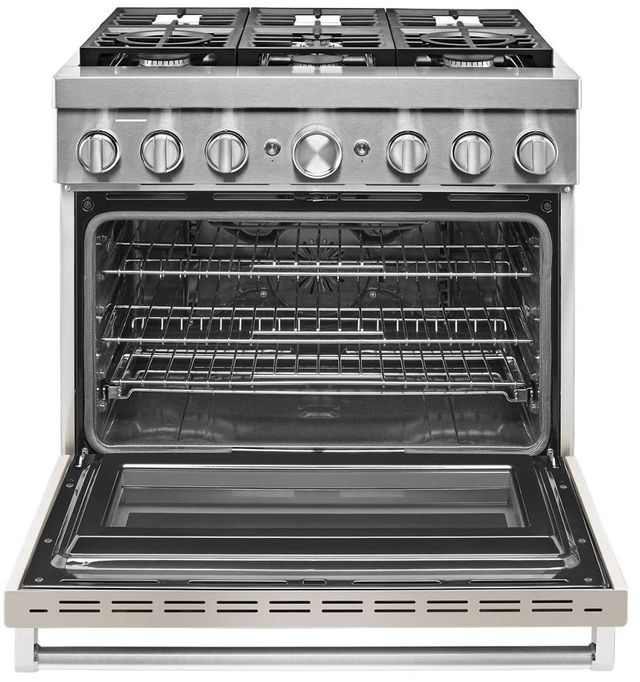 KitchenAid® 36" Milkshake Pro Style Dual Fuel Range-1