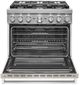 KitchenAid® 36" Milkshake Pro Style Dual Fuel Range-1