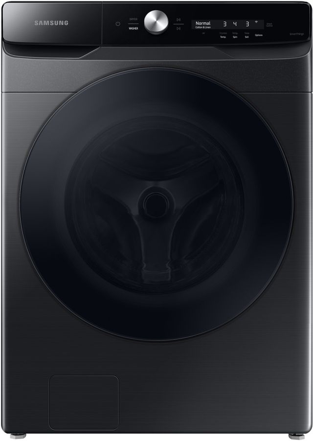 Samsung 5.0 Cu. Ft. Brushed Black Front Load Washer-0