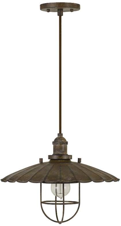 Cal® Lighting & Accessories Olive Old Rust Pendant-0