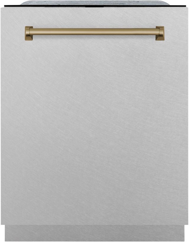 ZLINE Autograph Edition 24" Satin Stainless Steel Built In Dishwasher-0
