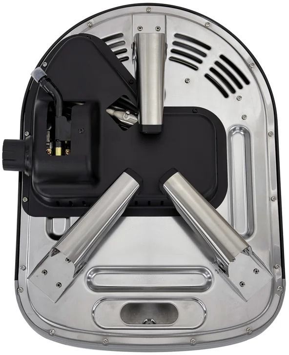 Unique® Appliances Classic Retro 12'' Matte Black Liquid Propane Pizza Oven-4