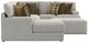 Jackson Furniture Tori 4-Piece Birch Left-Arm Facing Sectional with Ottoman-4