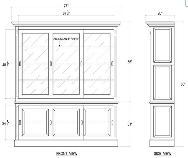 Bramble Customizable Hudson Bookcase-1