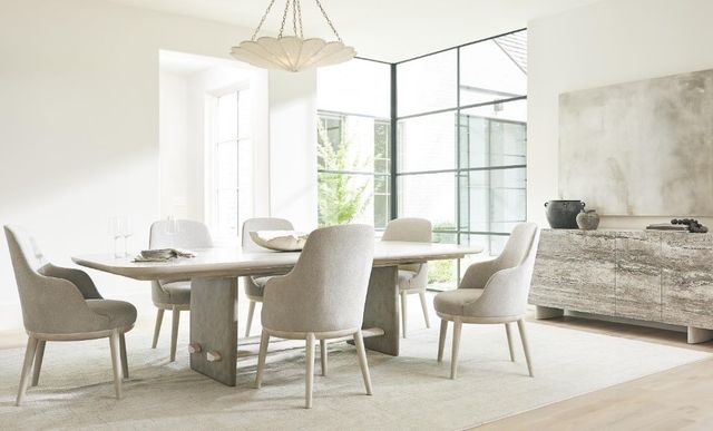 Bernhardt Sereno Lutra Extendable Dining Table with Sasso Base-1