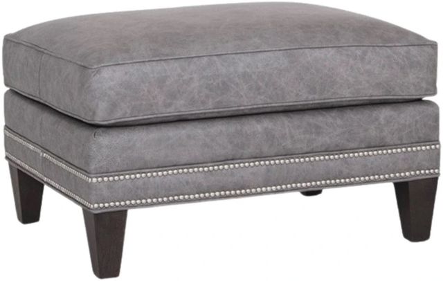 Smith Brothers Customizable 243 Leather Ottoman-0