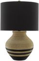 Currey & Company Higel Natural/Black/Satin Black Table Lamp-1