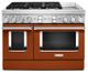 KitchenAid® 48" Scorched Orange Pro Style Dual Fuel Range with Griddle-0