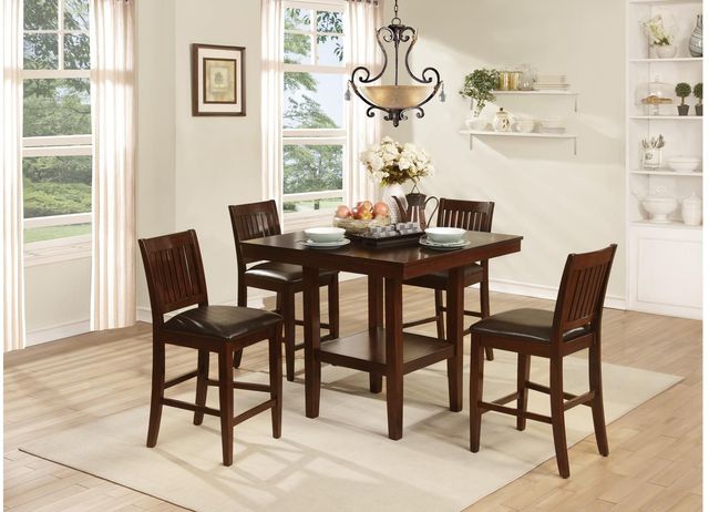 Mazin Furniture Galena 5 Piece Counter Height Table Set-1
