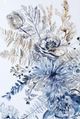 Stylecraft Beige/Gray/Royal Blue Wall Art-1
