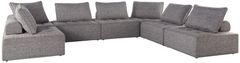 Signature Design by Ashley® Bree Zee 7-Piece Gray Fabric Outdoor Sectional