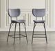 Jofran Inc. Urban Archive Owen Gray Upholstered Counter Stool-1