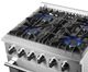 FORNO® Marco 30" Stainless Steel Pro Style Dual Fuel Range-2