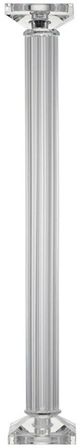 A & B Home Crystal Clear Candle Holder-0