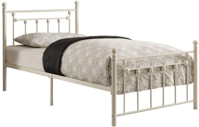 Mazin Furniture Lia Youth Twin Metal Platform Bed-0