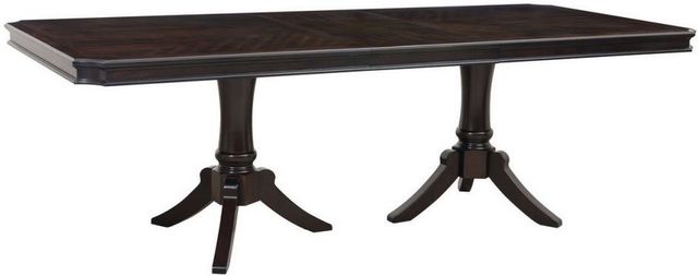 Mazin Furniture Marston Dark Cherry Dining Table-2