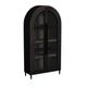 Elements International Santiago Arched Bookcase with Glass Doors-0